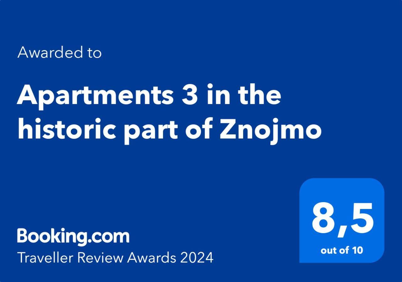 Apartments 3 In The Historic Part Of Znojmo Εξωτερικό φωτογραφία